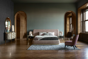 SHEILA - Bed with upholstered headboard and frame by OPERA CONTEMPORARY - view 3